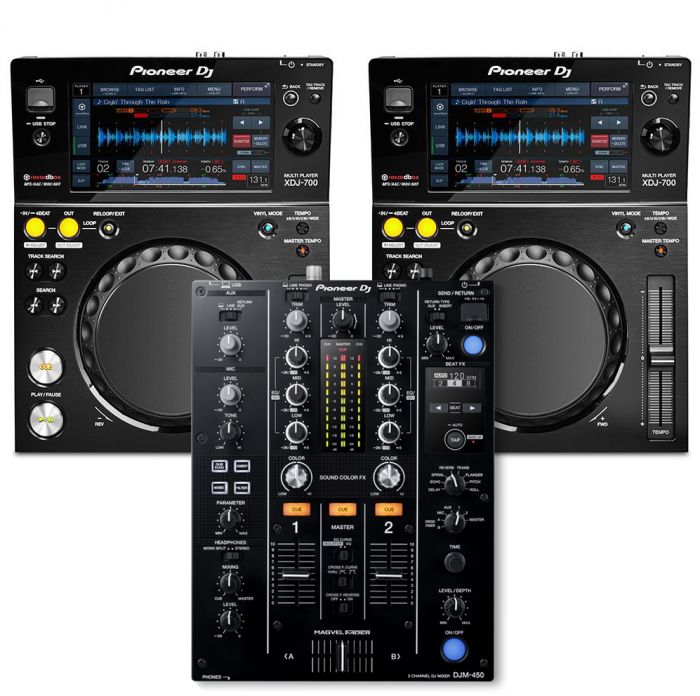 1.3 XDJ 700 *2 & DJM 450 - Pioneer DJ System - Image 5